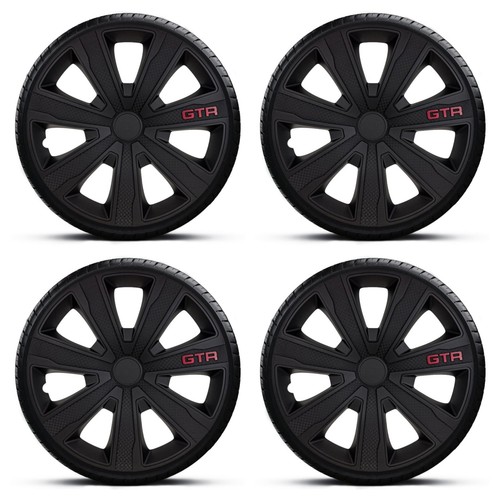 Wheel trims black gtr - trims, 14"